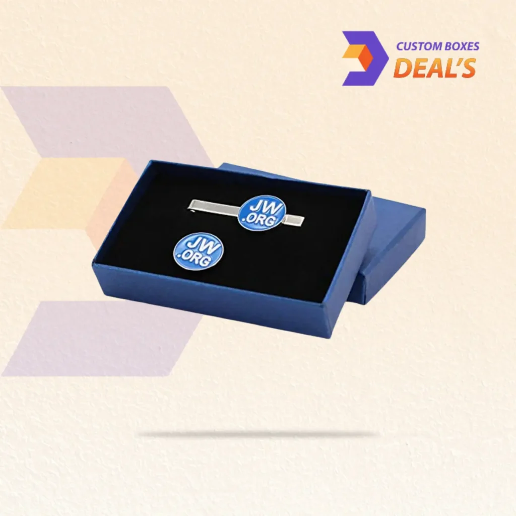 Stylish lapel pin packaging boxes designed to protect and showcase lapel pins with a professional appearance.