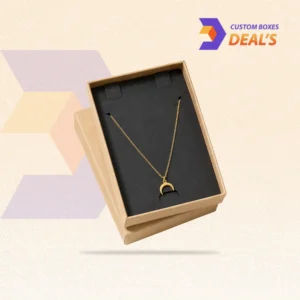 Elegant necklace boxes with inserts designed to hold necklaces securely and enhance jewelry presentation.