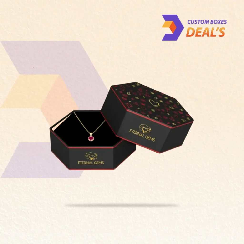 Custom two piece jewelry boxes for secure and elegant product presentation