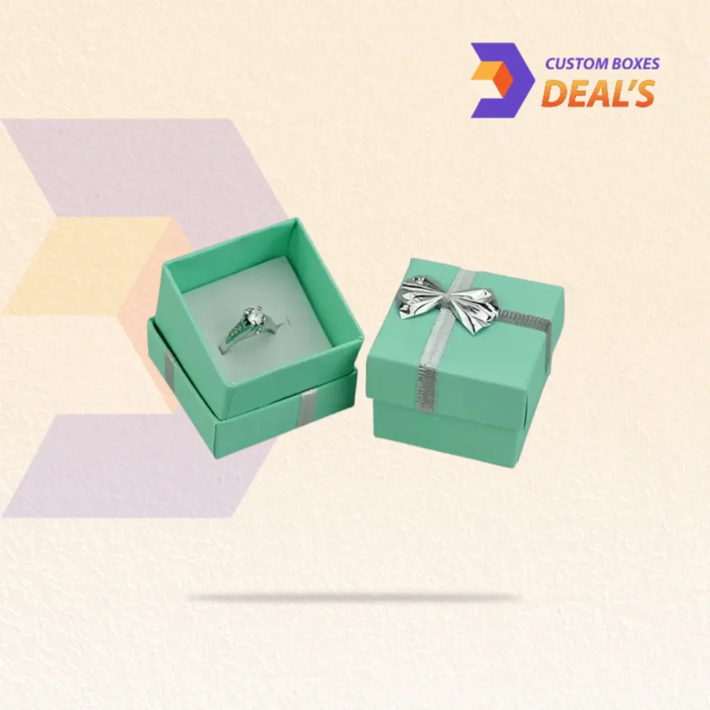 Premium two piece ring boxes designed to protect and showcase rings with a stylish presentation.