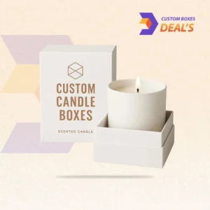 Printed candle packaging boxes designed to protect jars on retail displays