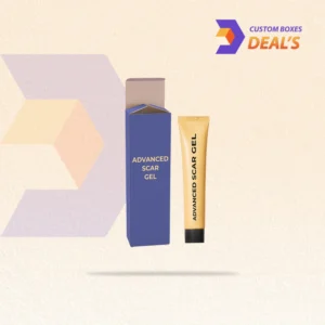 Custom scar gel packaging boxes for skincare and scar treatment gel products