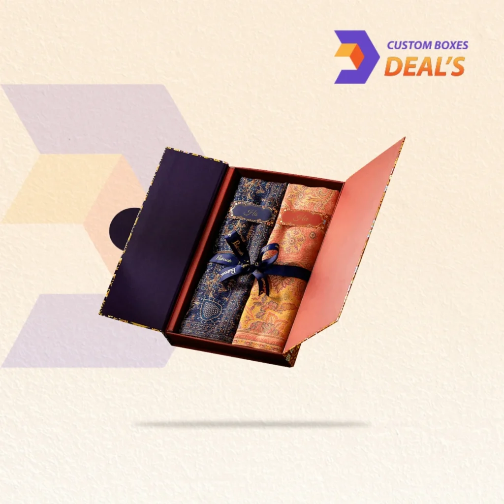 Shawl packaging boxes for elegant and secure fashion presentation
