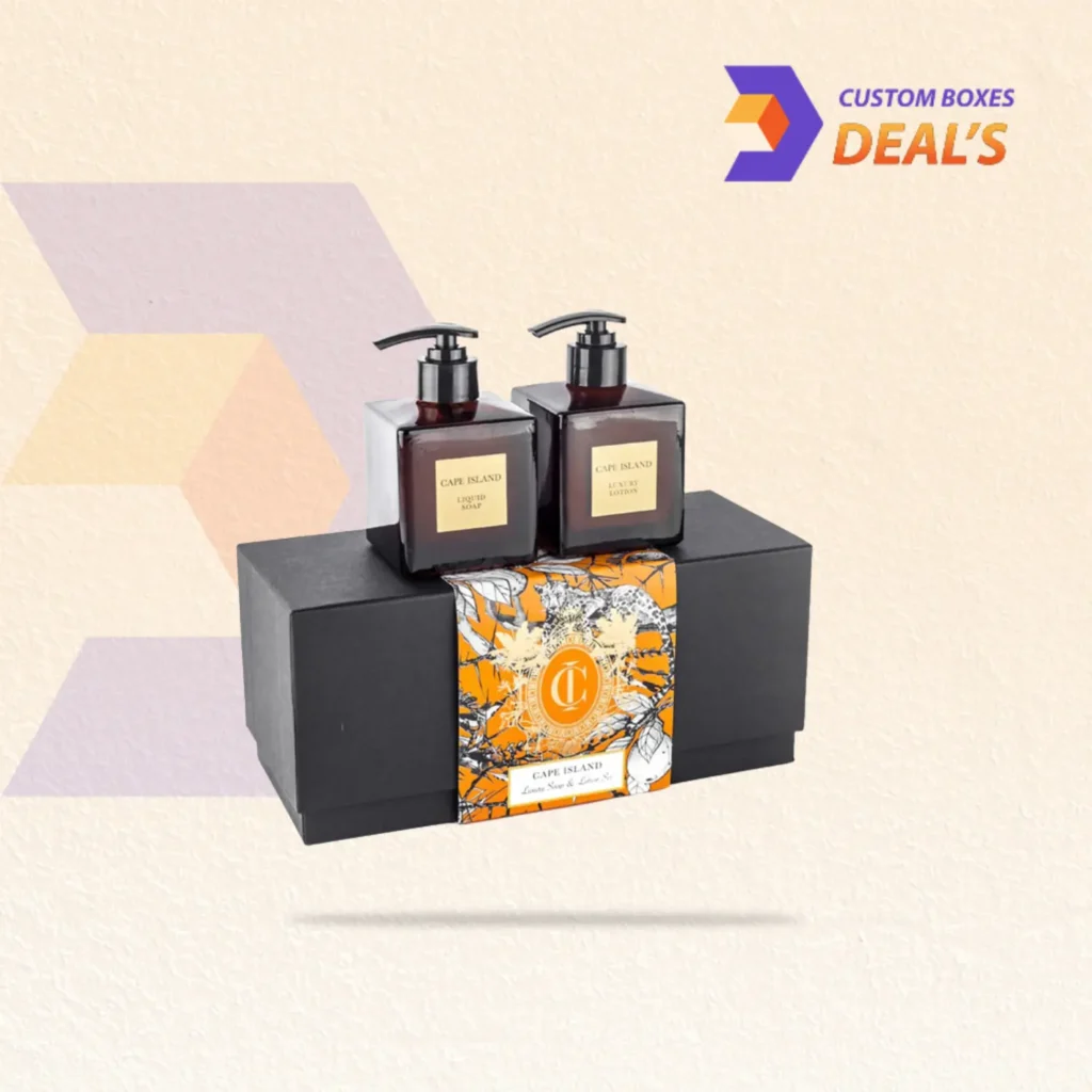 Custom soap dispenser packaging boxes designed to provide secure storage and attractive product presentation.