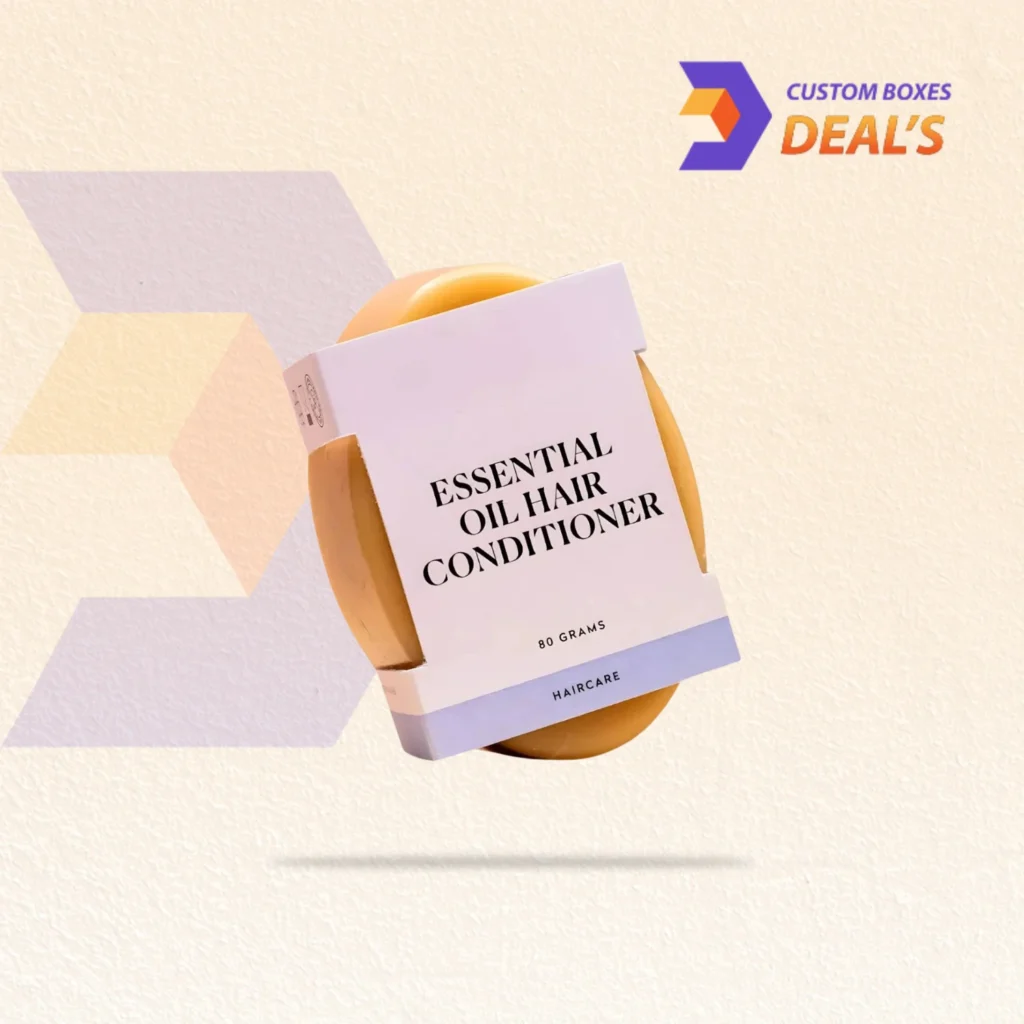 Personalized paperboard soap sleeve packaging for skincare and bath product brands