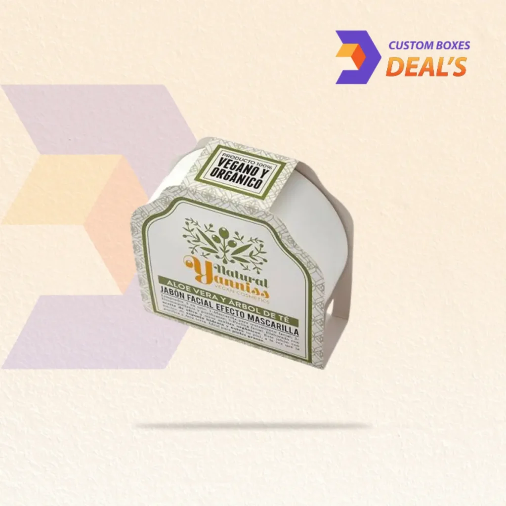 Custom soap sleeve packaging designed with elegant prints and durable material to enhance soap product presentation.
