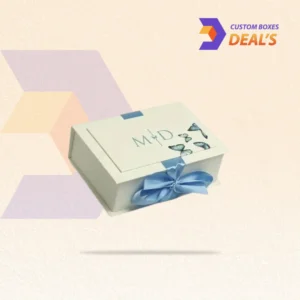 Custom sturdy white gift boxes with durable construction and elegant designs for premium packaging.
