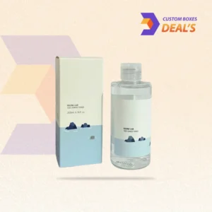Toner packaging boxes designed for facial toners, skincare, and beauty products