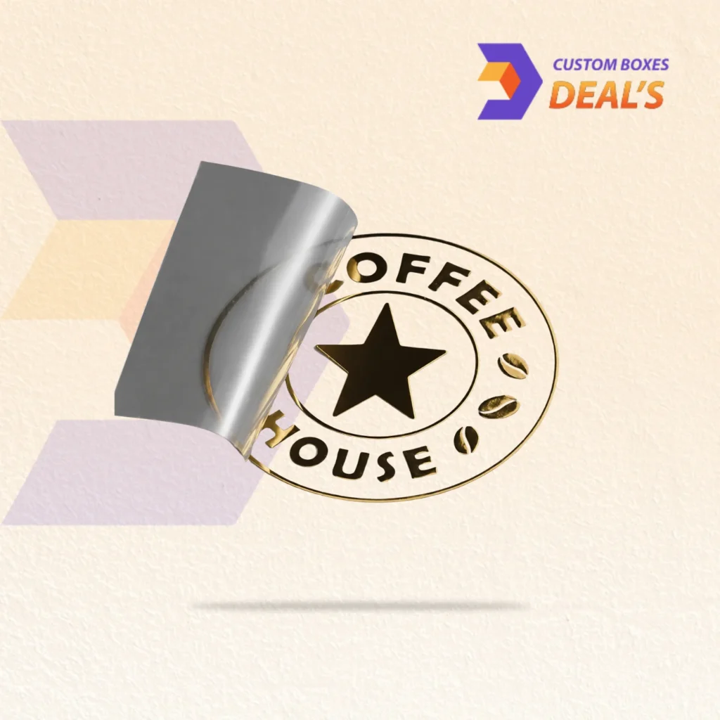 Custom transfer stickers with precision-cut logo lettering applied to a smooth surface