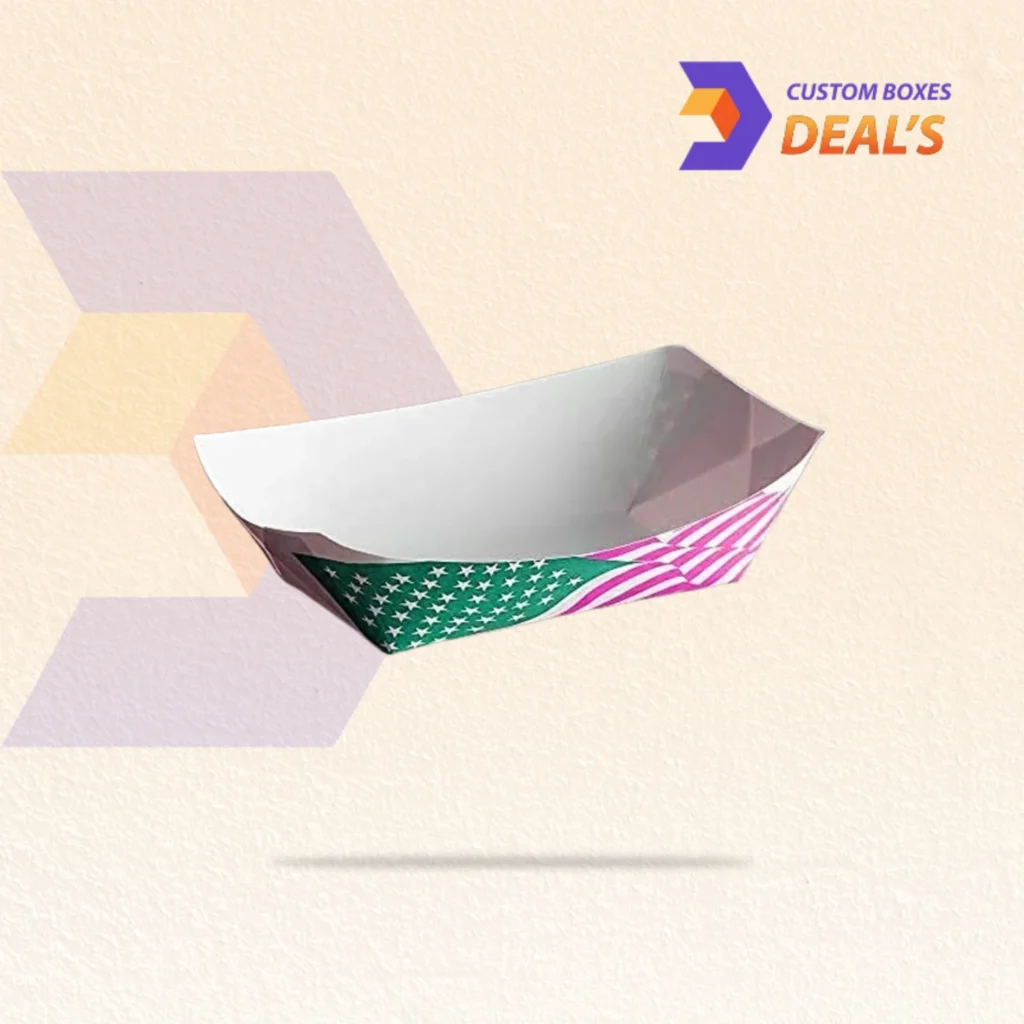 Cardboard tray packaging box designed to hold gifts, cosmetics, and accessories