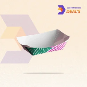 Cardboard tray packaging box designed to hold gifts, cosmetics, and accessories