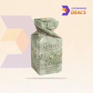 Custom twist top boxes with unique opening designs for stylish and functional product packaging.