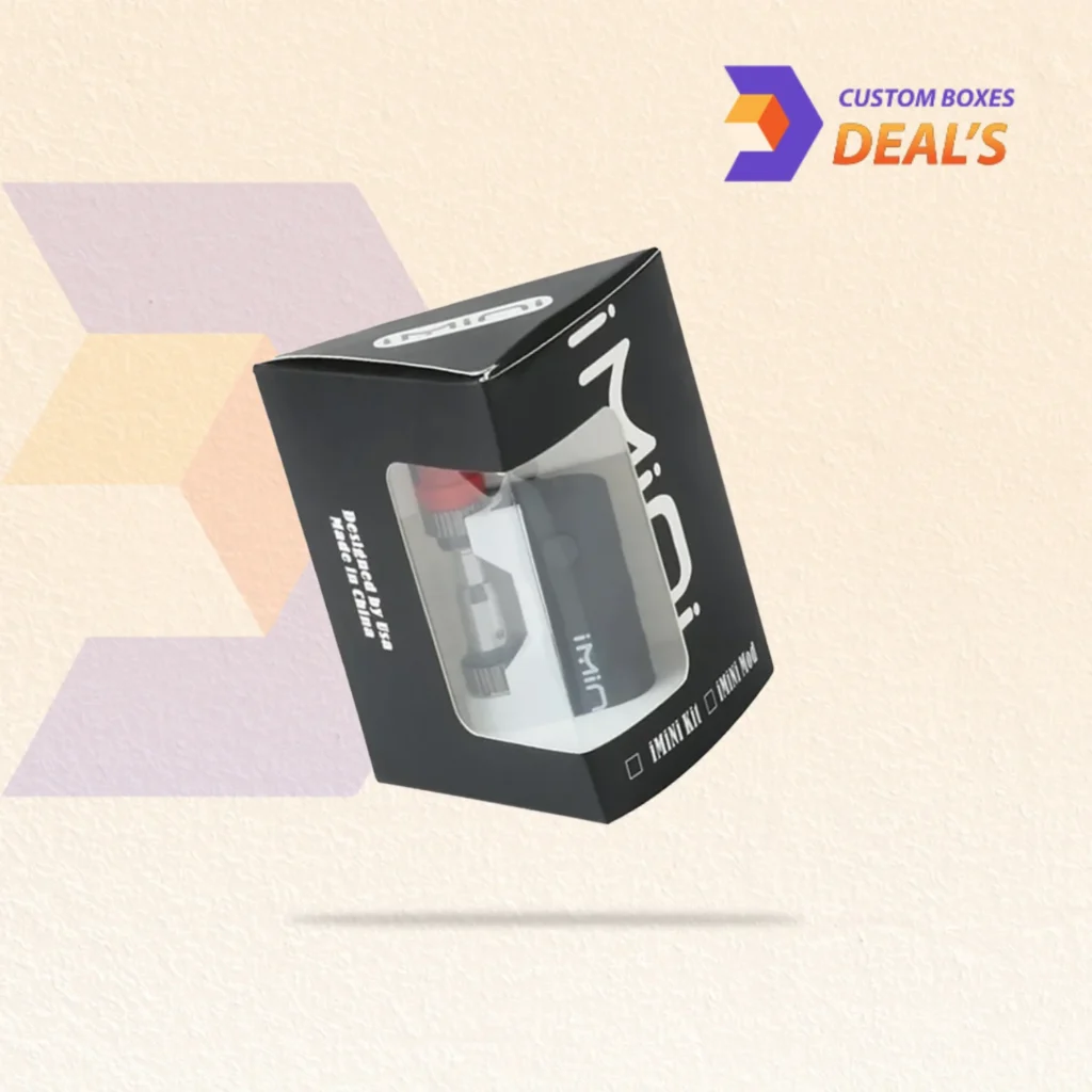 Custom printed vape accessories packaging designed for organized retail presentation