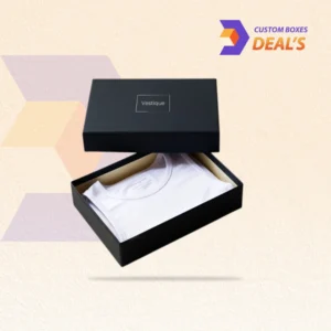 Custom vest packaging designed for secure and stylish presentation