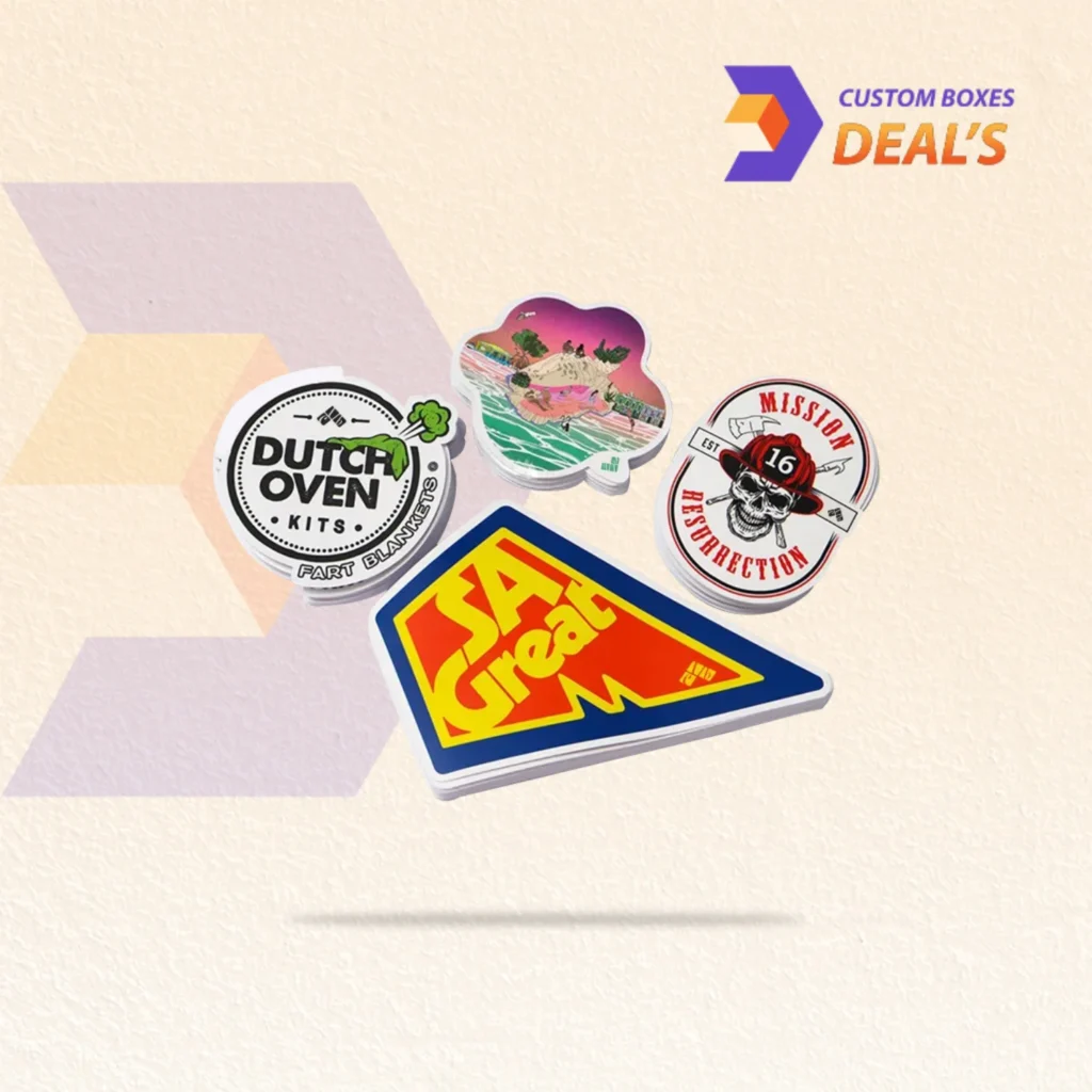 Custom waterproof stickers with printed logos for bottles and product packaging