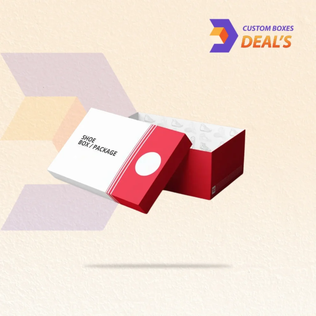 White shoe boxes designed for neat and secure footwear packaging