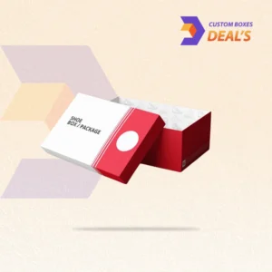 White shoe boxes designed for neat and secure footwear packaging