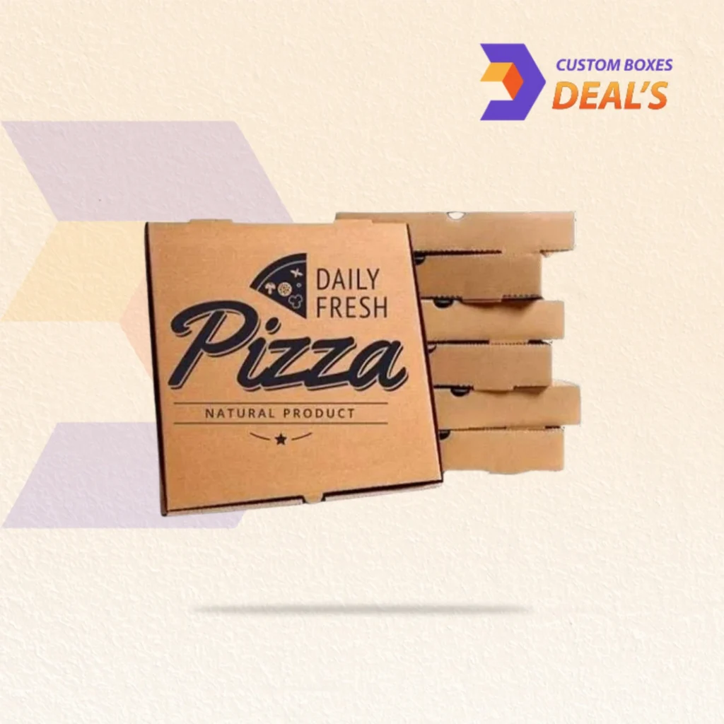 custom Detroit style pizza boxes for secure takeout and delivery packaging