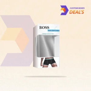 Custom undergarments boxes with window for stylish product packaging