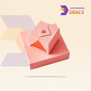 Double open gift box with unique opening design for luxury gifts and premium product packaging.