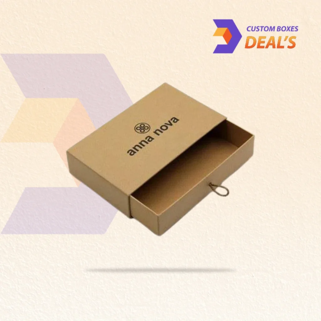 Custom drawer style garment boxes designed to provide elegant packaging and easy access for clothing products.