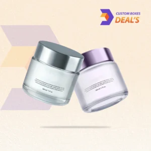Premium empty cosmetic pots for skincare formulations, balms, and beauty product packaging