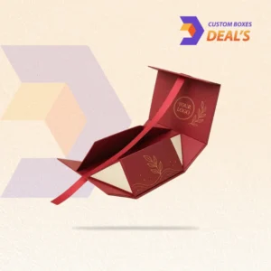 Folding magnetic gift box with a premium design, secure magnetic closure, and elegant packaging style.