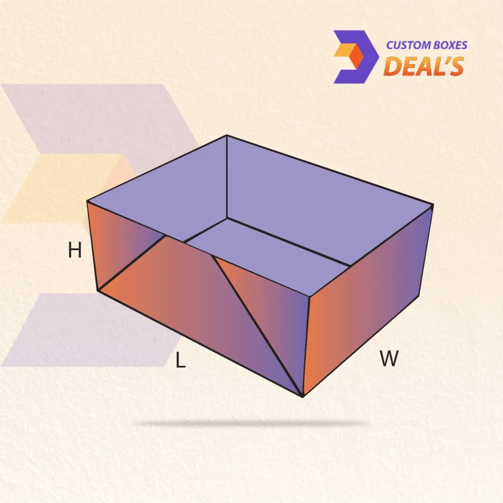 Durable Four Corner Tray for Cakes and Bakery Products