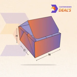 Custom Four Corner Tray with Display Lid for Product Packaging