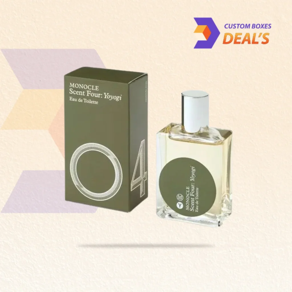 Custom fragrance packaging with branded design for perfume and beauty brands