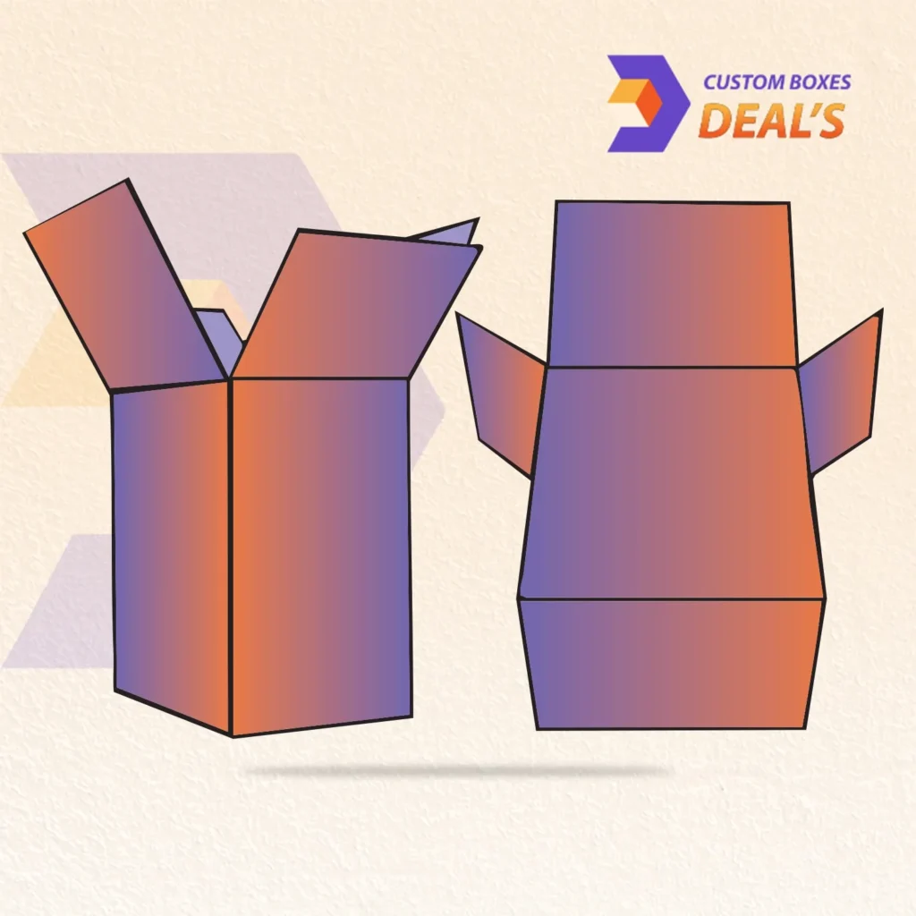 Printed Full Overlap Seal End Packaging Box for Retail Products
