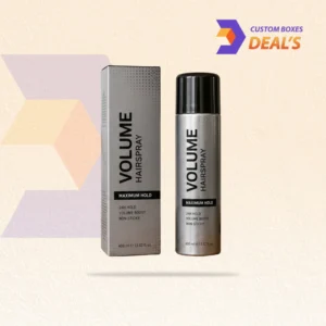 Durable custom hairspray boxes designed for attractive retail product presentation
