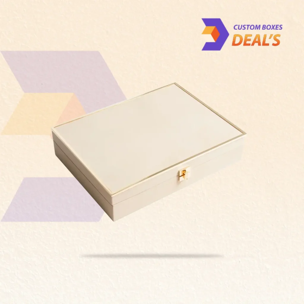 Spacious large jewelry boxes with compartments for accessories