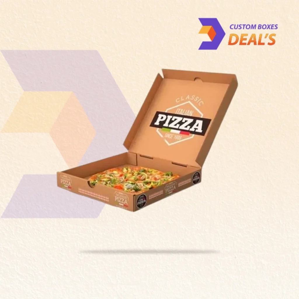 Large pizza boxes for oversized pizzas, takeaway, and food delivery