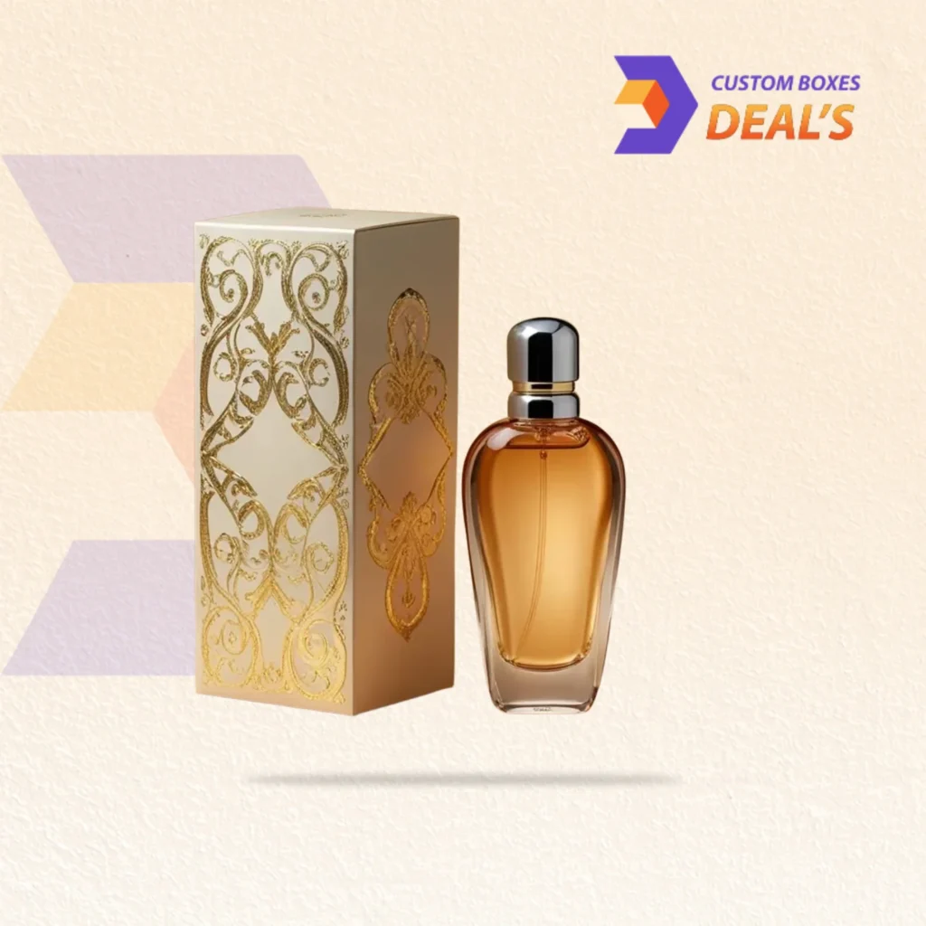 Wholesale gold foil perfume boxes for fragrance manufacturers, retailers, and private-label brands.