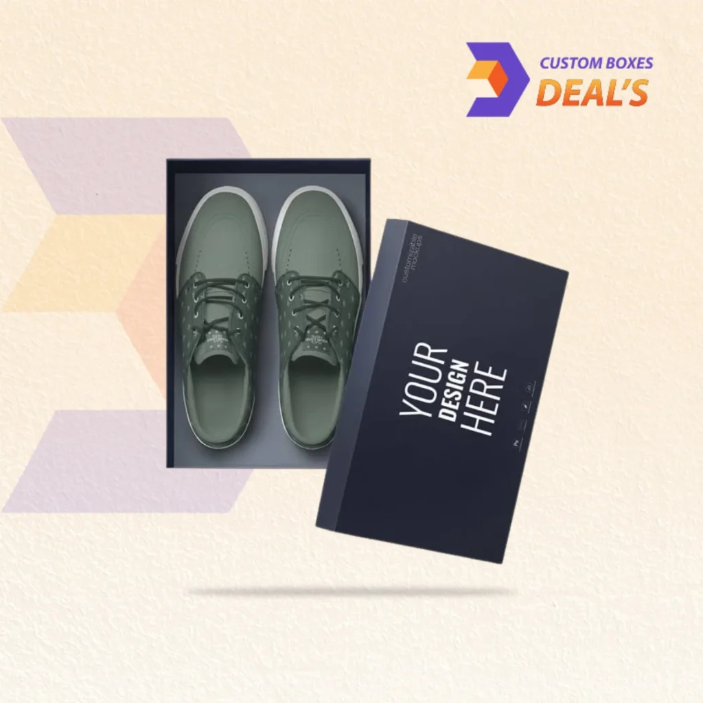 Printed sneaker packaging boxes designed for retail presentation