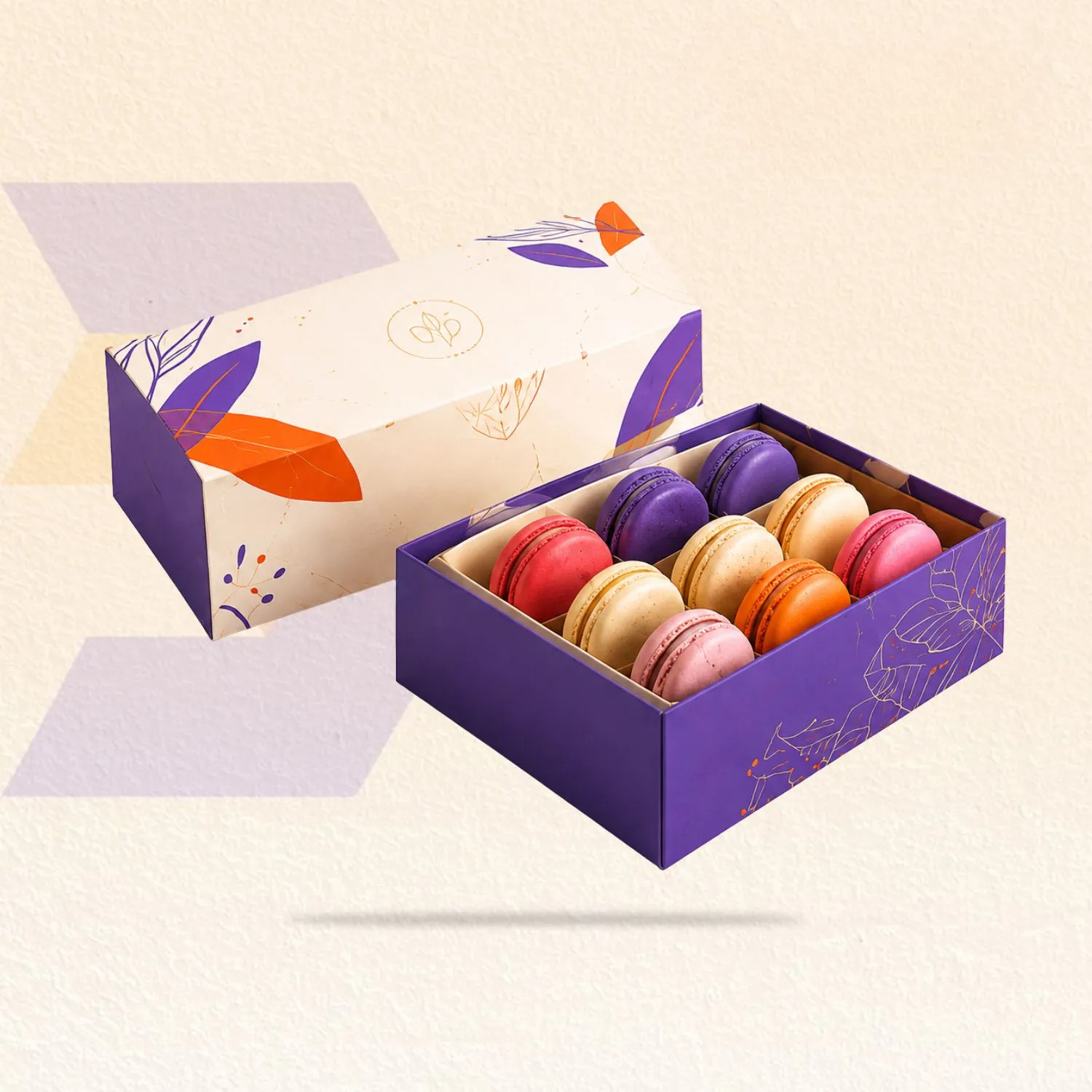 Custom Printed Macaron Boxes
