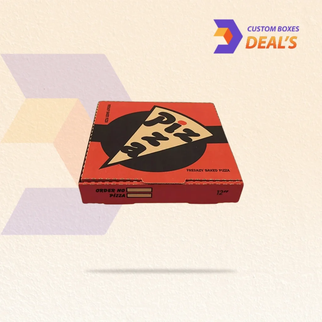 Large Michigan style pizza boxes designed for Detroit style pizza packaging