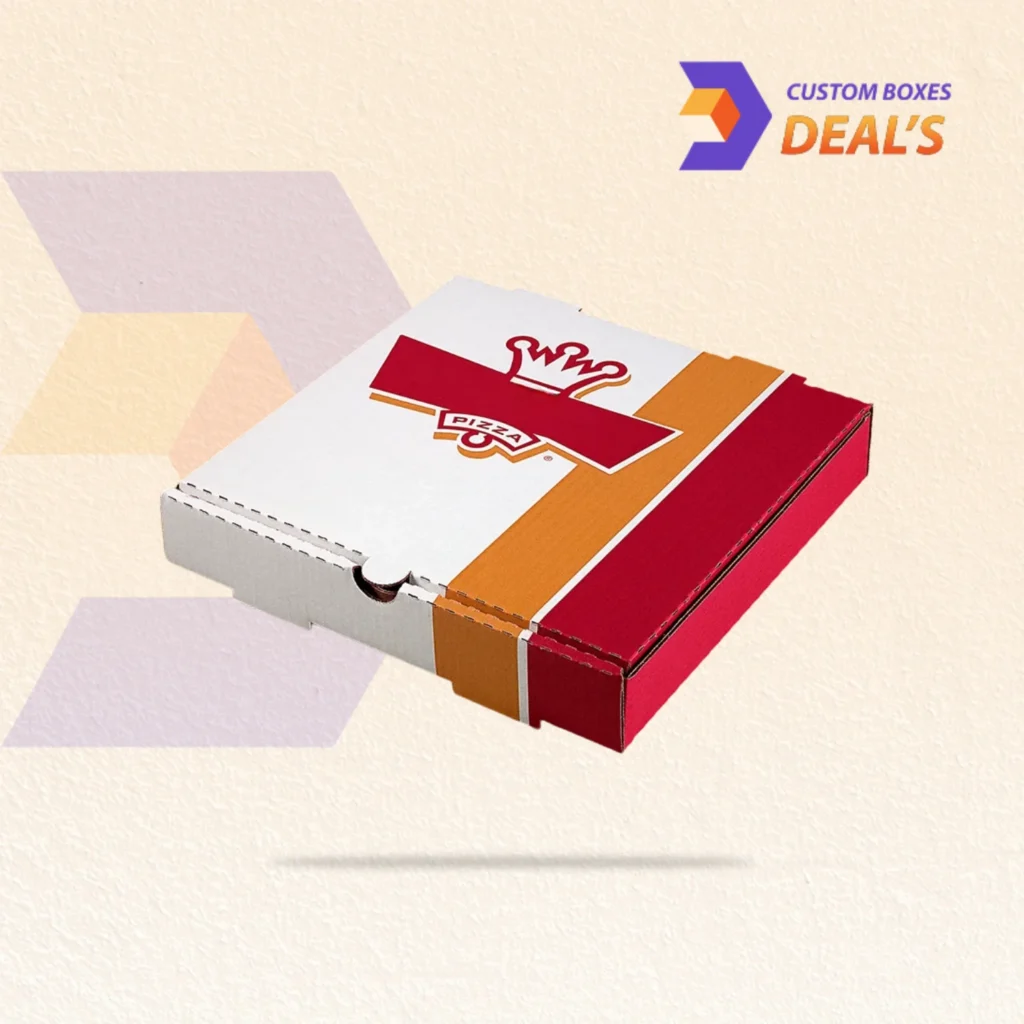 Mini pizza packaging boxes for personal pizzas and convenient food delivery
