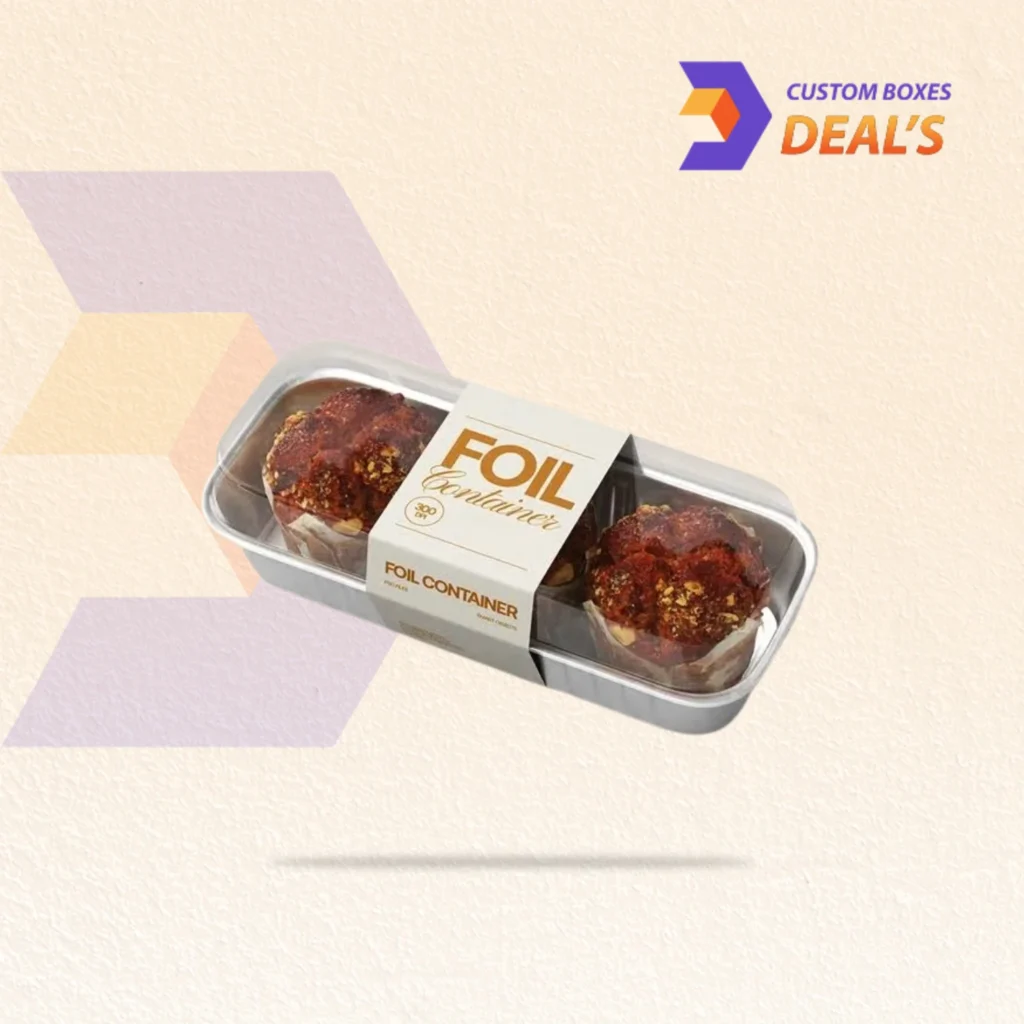 Branded packaging bands for food trays, lunch boxes, and prepared meal containers