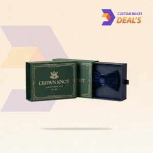 Printed bow tie packaging boxes for fashion brands and boutiques