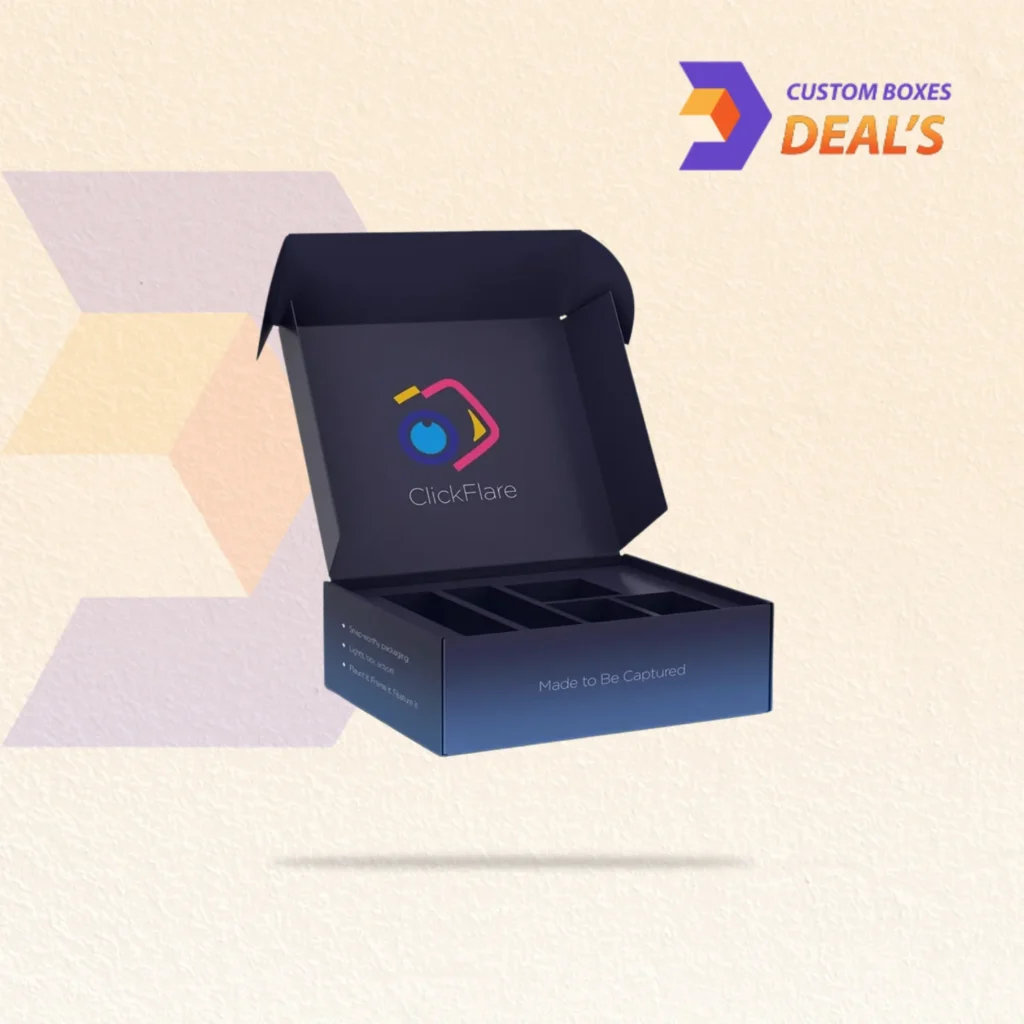 Custom printed influencer boxes for sending promotional products to creators and brand ambassadors.