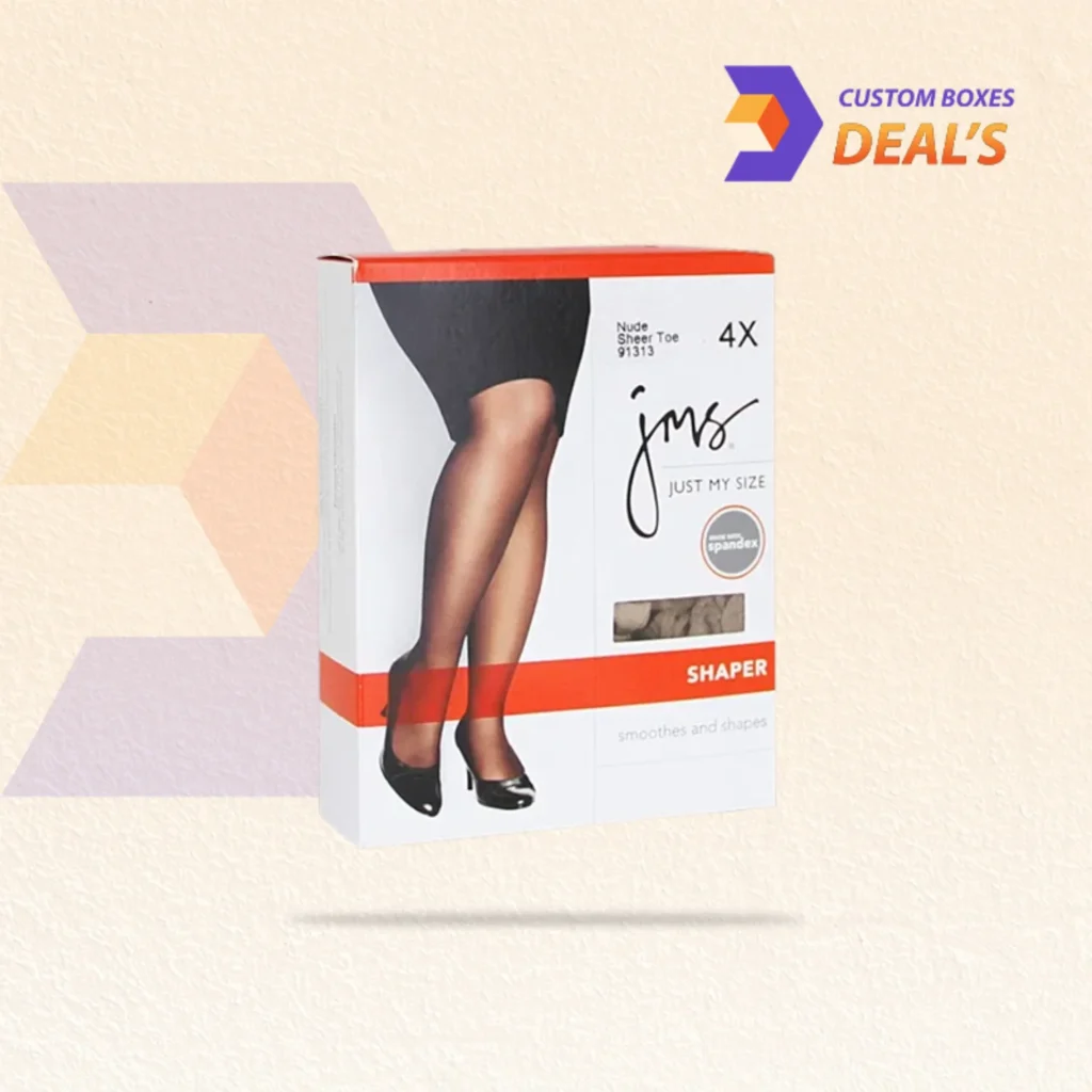 Custom pantyhose boxes for premium hosiery packaging and retail product display