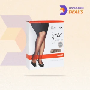 Custom pantyhose boxes for premium hosiery packaging and retail product display