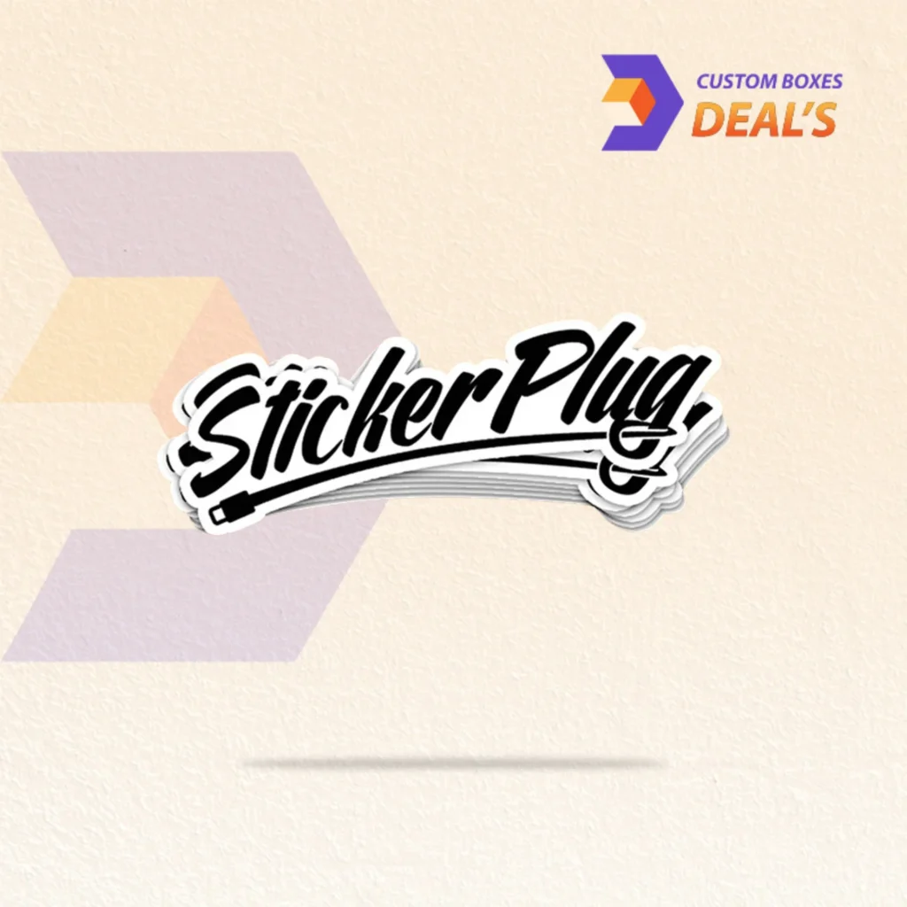 Printed paper stickers designed for boxes, bags, envelopes, and retail products