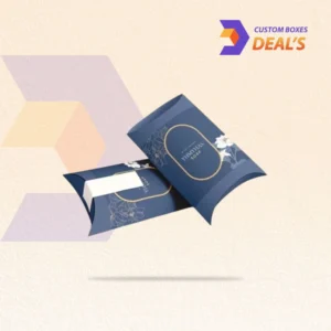 Branded personalized pillow box designed for attractive product presentation and gifting
