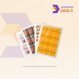 Rectangle sheet labels for jars bottles boxes and containers