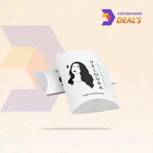 Premium pillow hair extension boxes for wigs, extensions, and professional beauty products