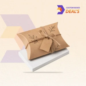 Custom pillow shaped paper gift boxes for stylish gifts and retail products