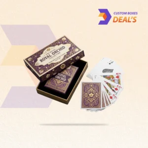 Branded gift boxes for playing cards, card games, and promotional packaging